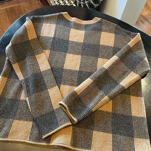 Madewell Sweater : Black and Brown